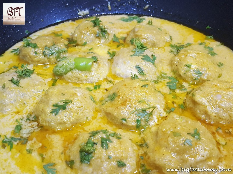 Preparation of Mughlai Chicken Meatballs