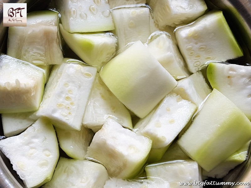 Making of Doodhi Ros (Bottle Gourd Coconut Milk Curry)