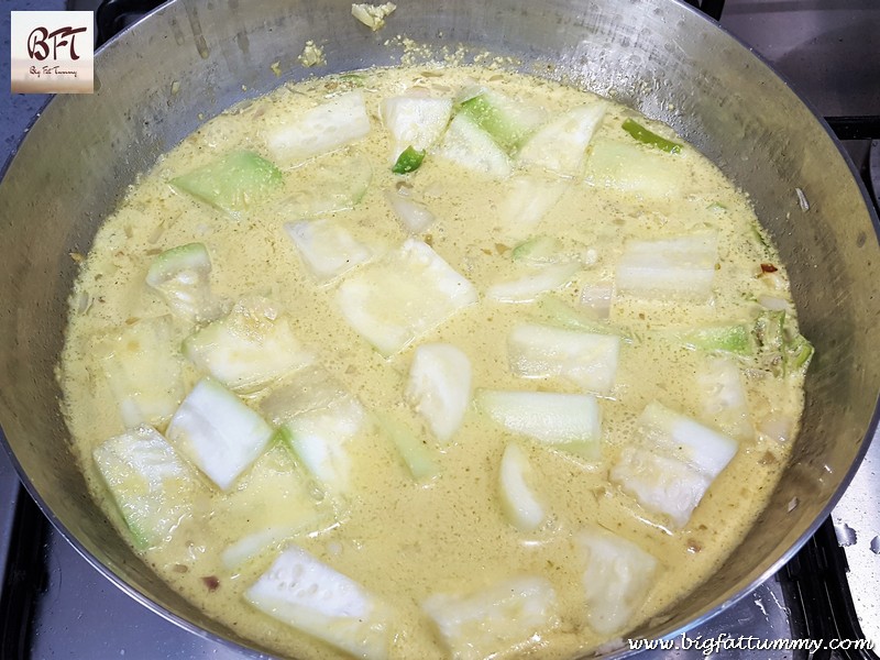 Making of Doodhi Ros (Bottle Gourd Coconut Milk Curry)