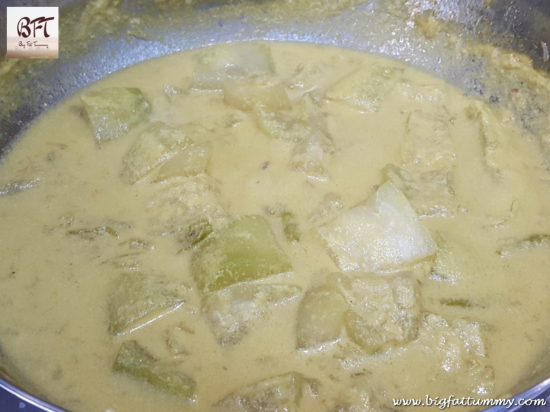 Making of Doodhi Ros (Bottle Gourd Coconut Milk Curry)