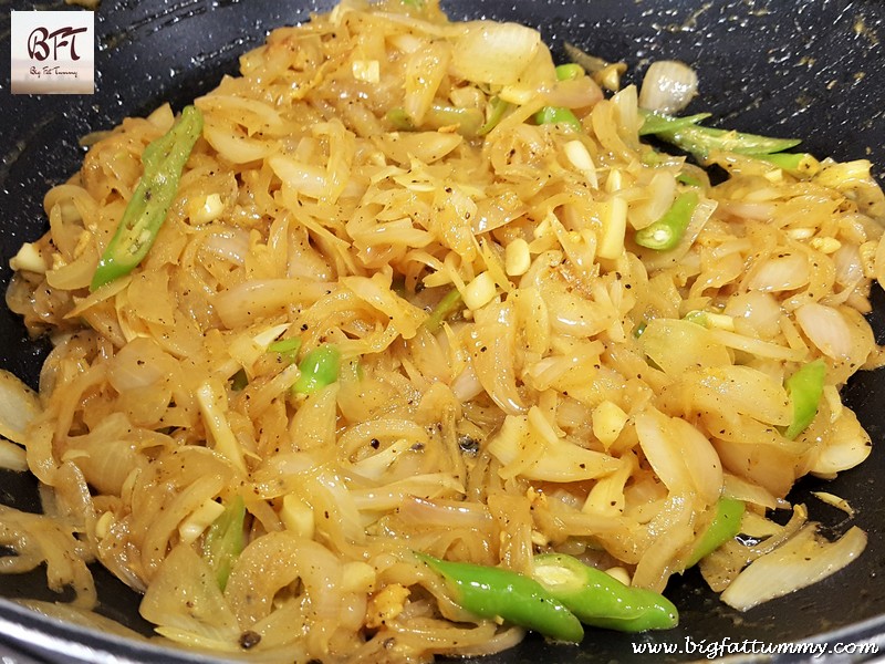 Preparation of Goan Prawn Chilly Fry Rice