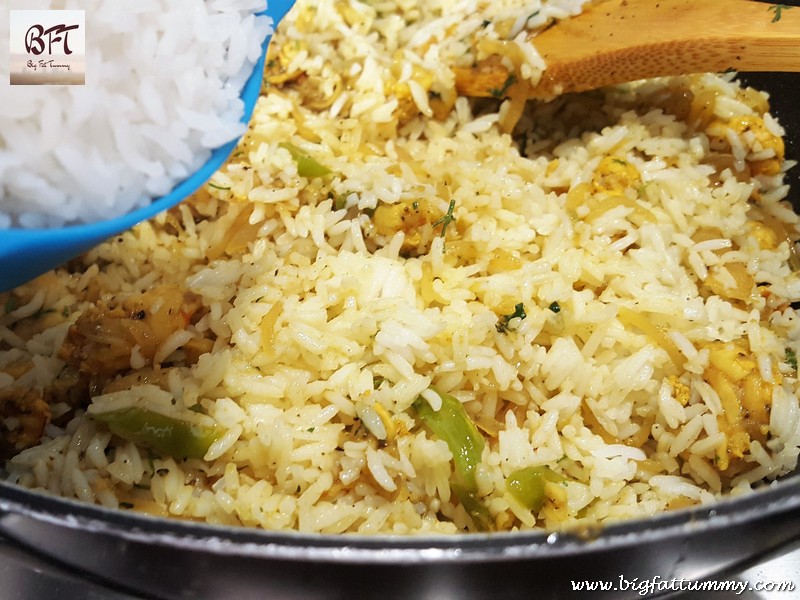 Preparation of Goan Prawn Chilly Fry Rice