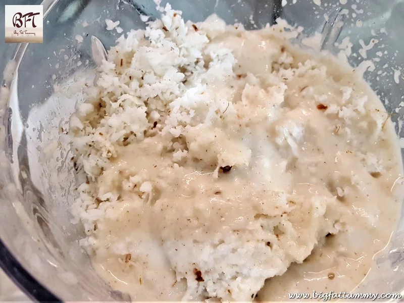 Making of Goan Sannas (steamed rice cakes)