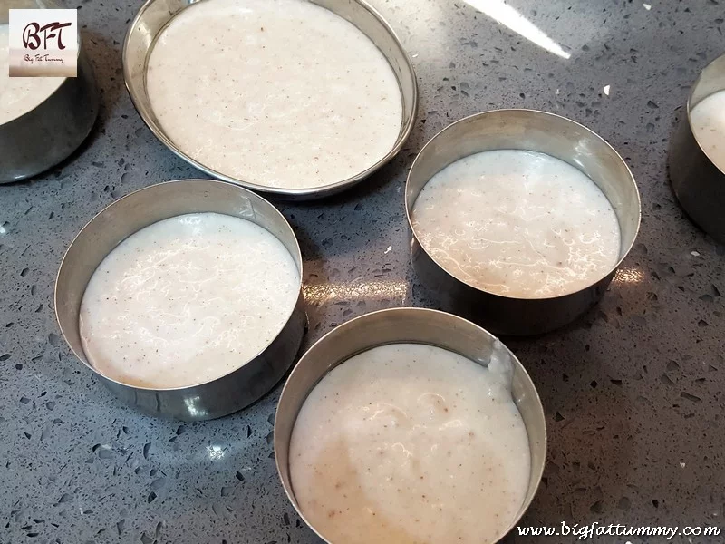 Making of Goan Sannas (steamed rice cakes)