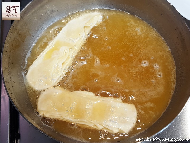 Making of Angel Wings (sweet-savoury fried pastry)