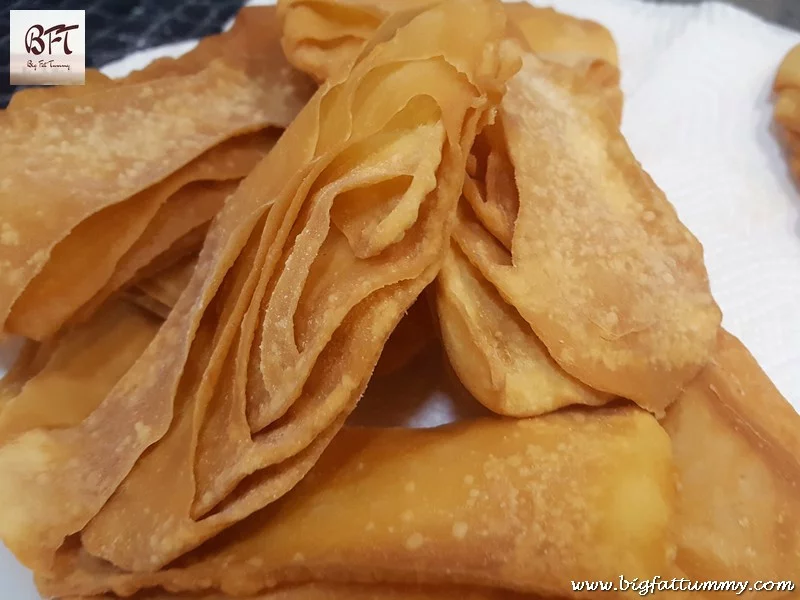 Making of Angel Wings (sweet-savoury fried pastry)