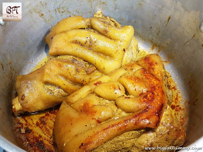 Making of Assado de Leitao (Goan Piglet Leg Roast)