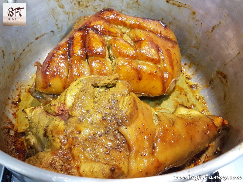 Making of Assado de Leitao (Goan Piglet Leg Roast)