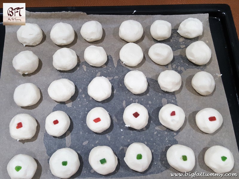 Making of Nankhatai (Indian shortbread biscuit)