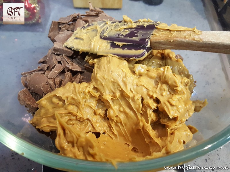 Making of Peanut Butter Chocolate Fudge