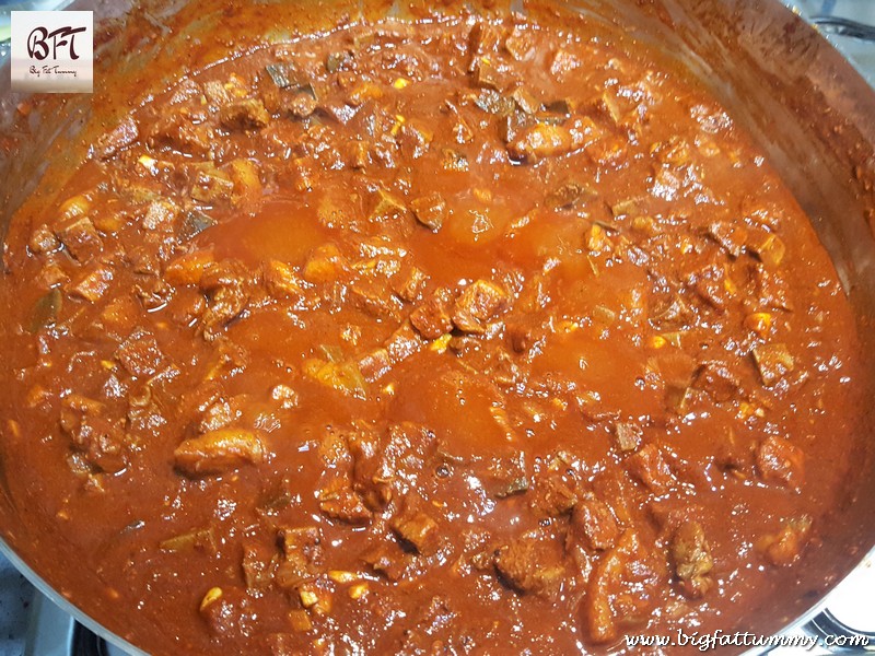 Preparation of Pork Meat Liver Masala / Quick Goan Sorpotel