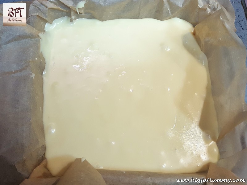 Making of White Chocolate Fudge