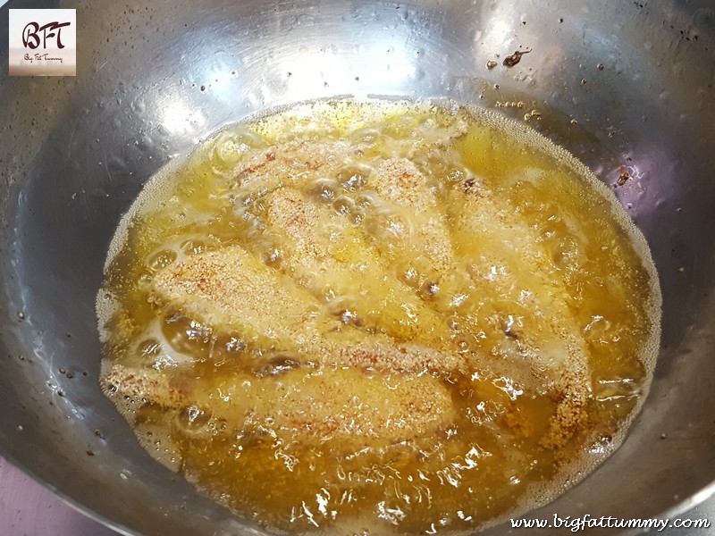 Preparation of Crispy Fried Anchovies