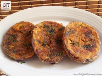 Fried Brinjal Slices