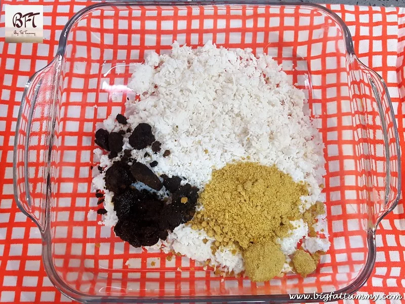 Making of Coconut Palm Jaggery Filling for pancakes
