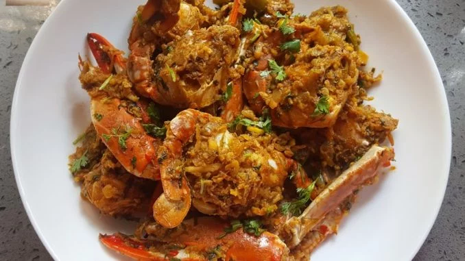 Crab Masala Sukkem