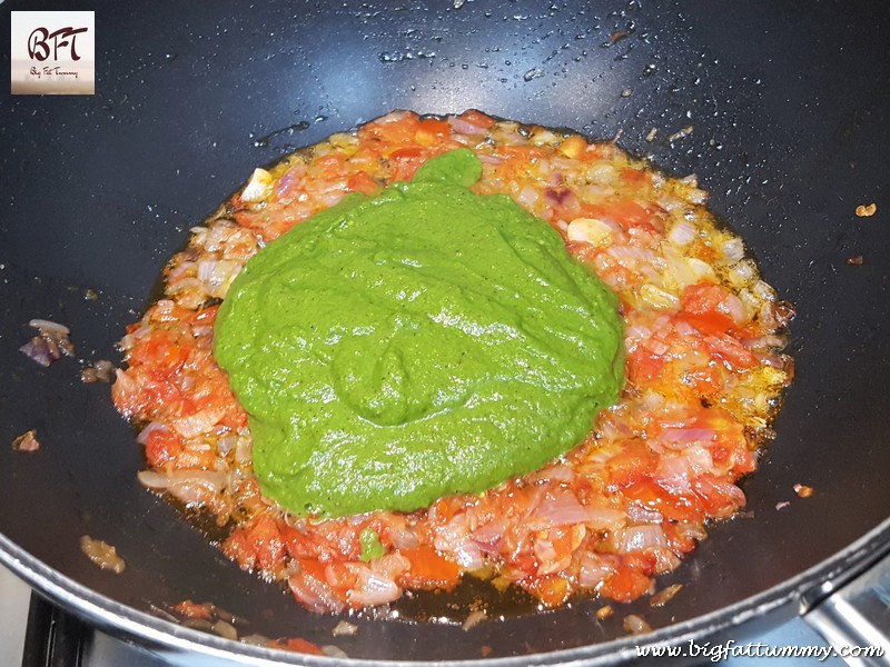 Preparation of Green Egg Curry