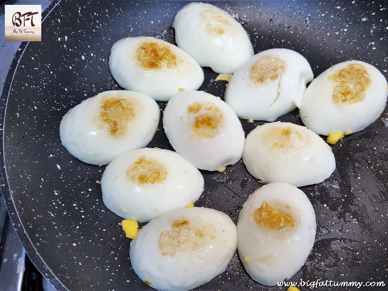 Preparation of Green Egg Curry