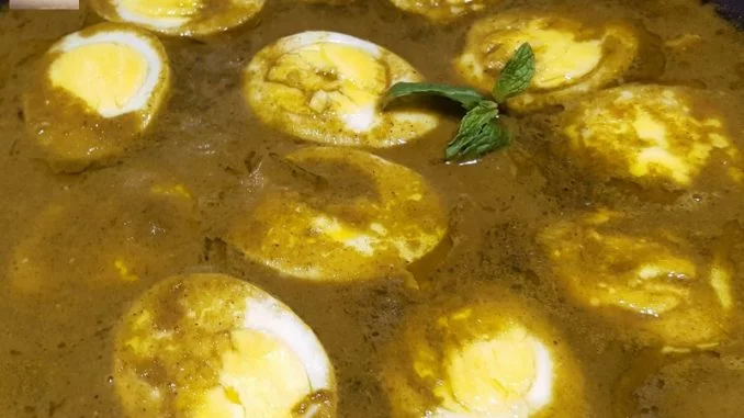 Green Egg Curry