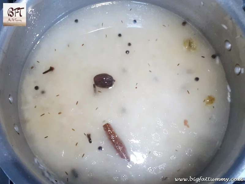 Preparation of Green Prawn Pulao