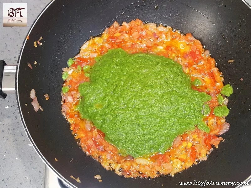 Preparation of Green Prawn Pulao