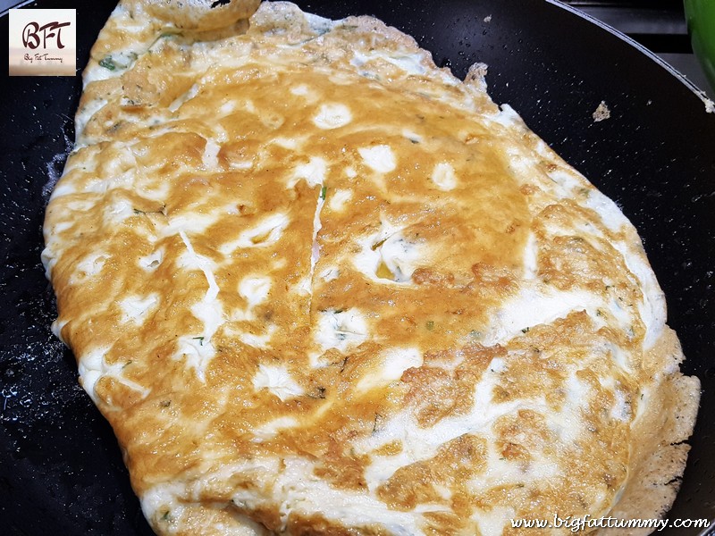 Preparation of Goan Omlette Kodi (curry)