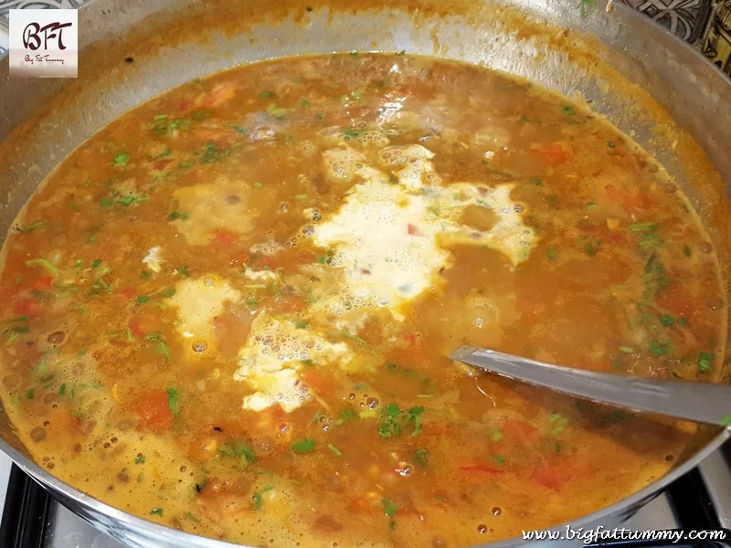 Preparation of Whole Masoor Dal
