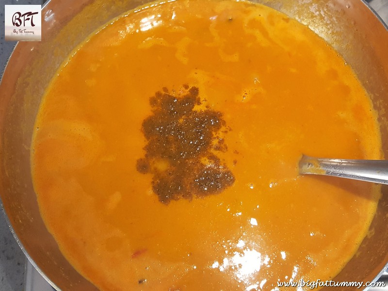 Preparation of Chavli Masala