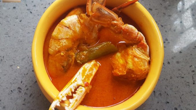 Crab & Prawn Ros Curry (Coconut Milk Curry)