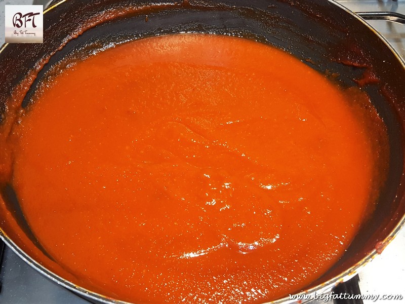 Preparation of Hot & Sweet Tomato Ketchup