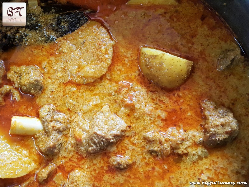 Preparation of Malbari Mutton Koorma