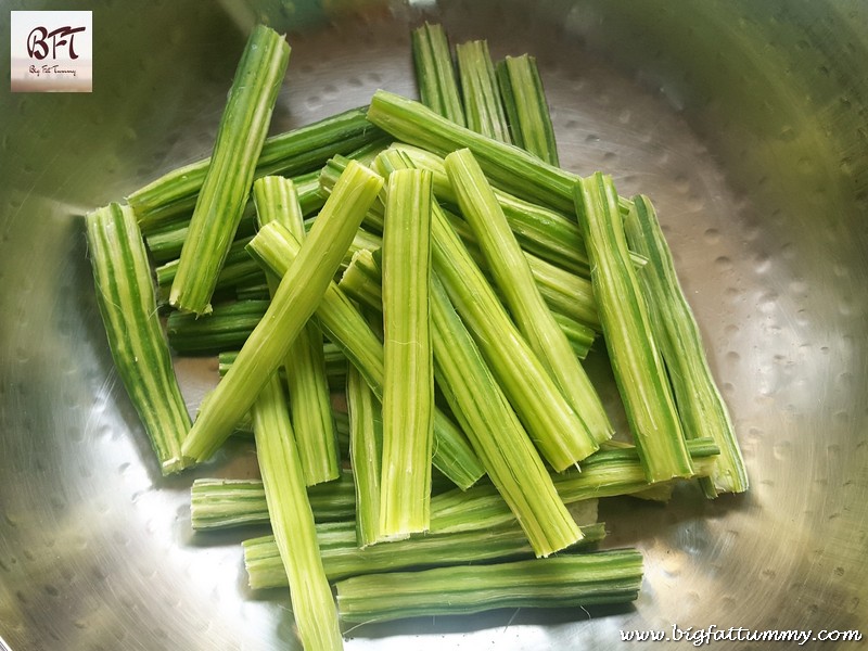 Preparation of Prawn & Drumstick Curry
