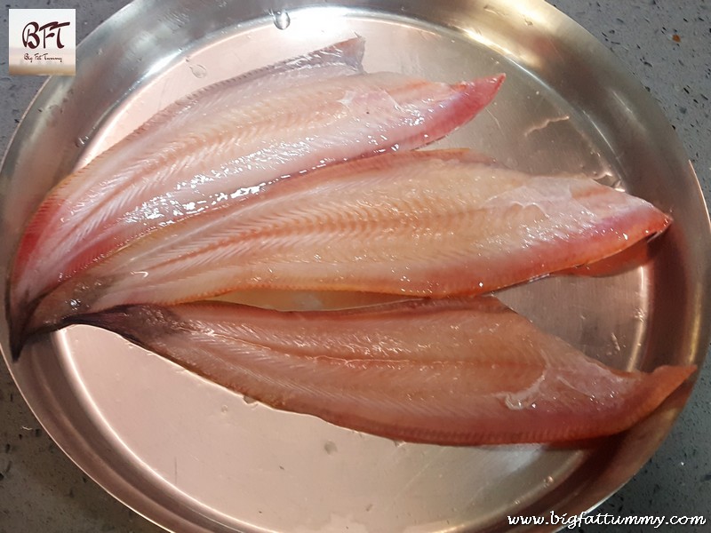 Preparation of Sole Fish Pepper Curry