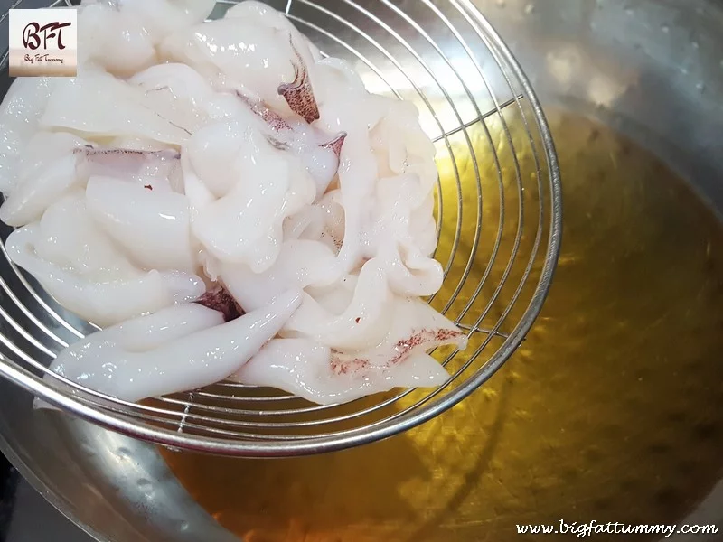 Preparation of Squid Molho