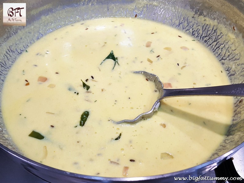 Preparation of Dahi Kadi