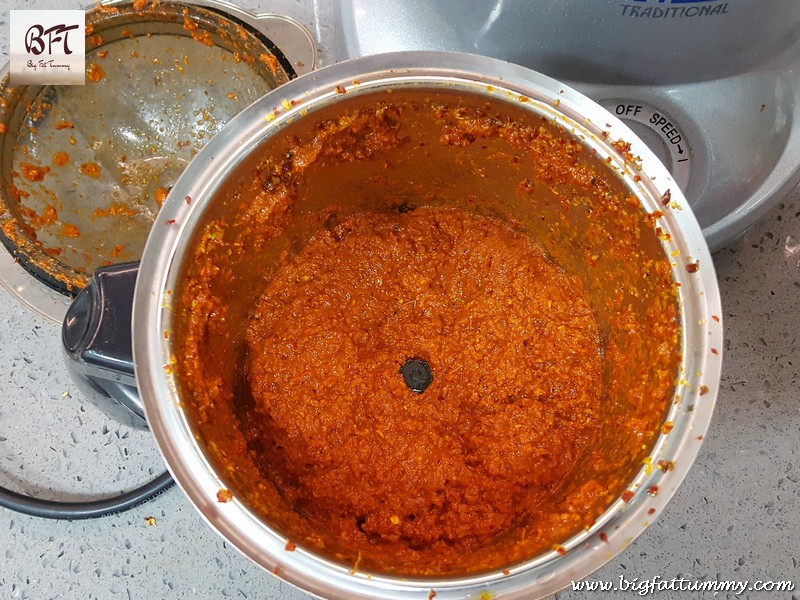 Preparation of Goan Choriso Maas