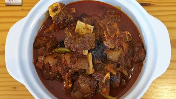 Beef Aad Maas (Goan Beef on the bone)