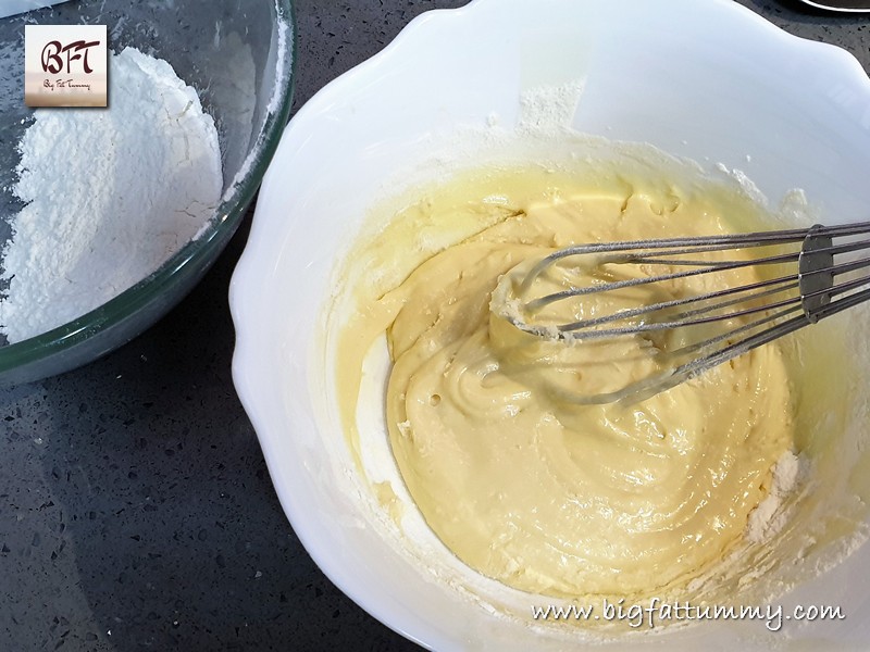 Preparation of Eggless Tutti Fruti Cake