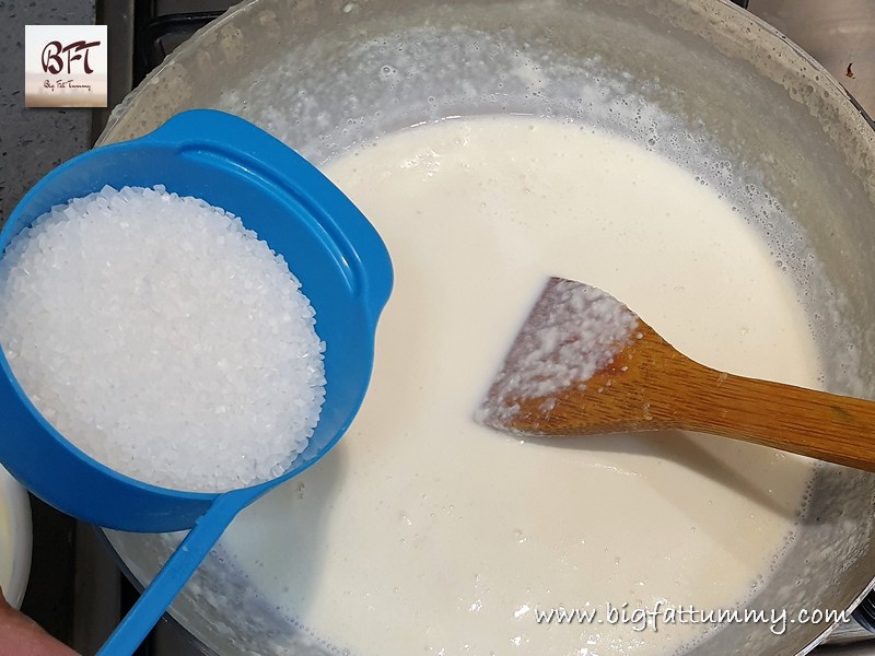 Preparation of Kesar Elaichi Malai Peda