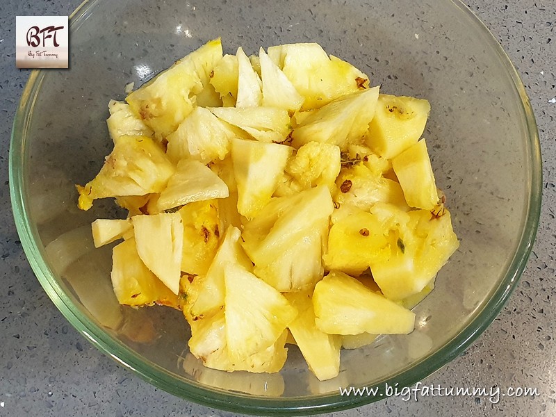 Making of Pineapple Squash
