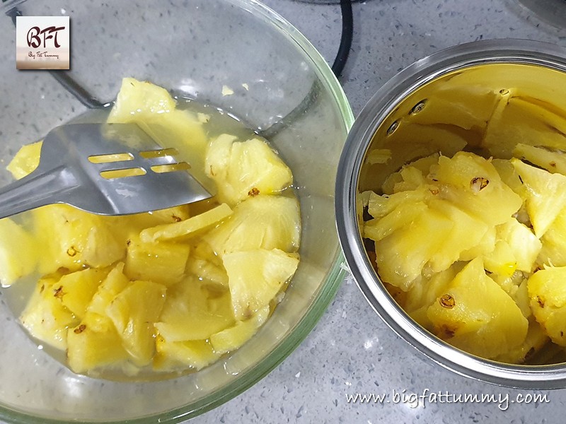 Making of Pineapple Squash