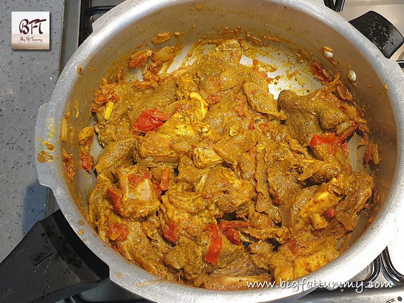 Preparation of Pork & Beef Masala