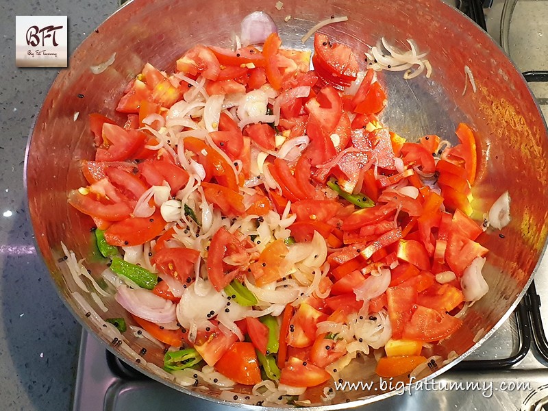 Preparation of Salade Bhaji - a simple Goan watery vegetable prep