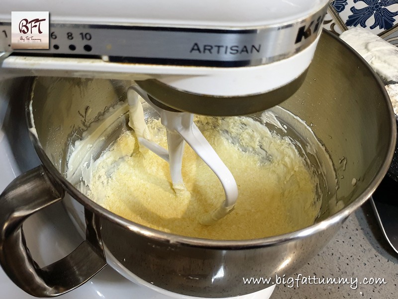 Making of a Tutti Fruti Cake