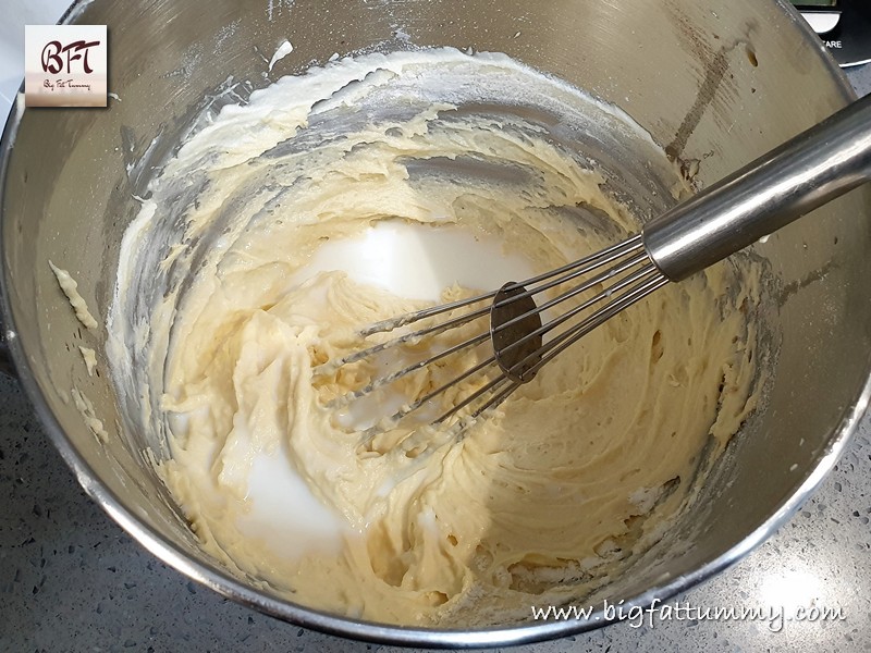 Making of a Tutti Fruti Cake