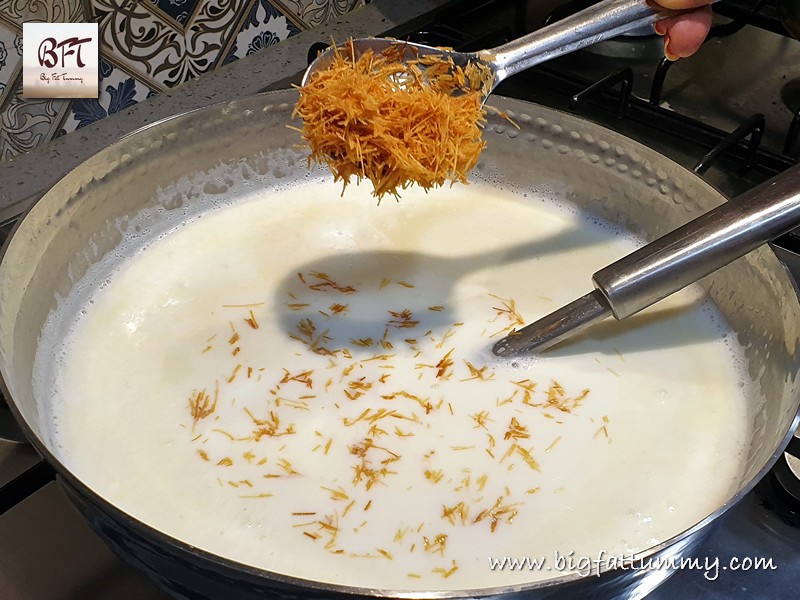 Preparation of Vermicelli Kheer