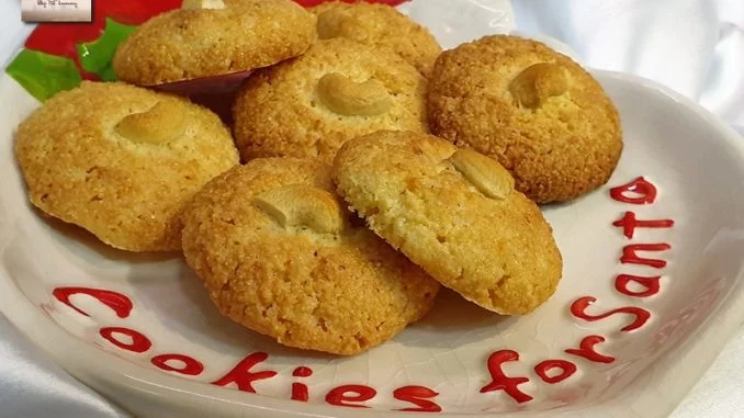 Fresh Coconut Cashew Cookies