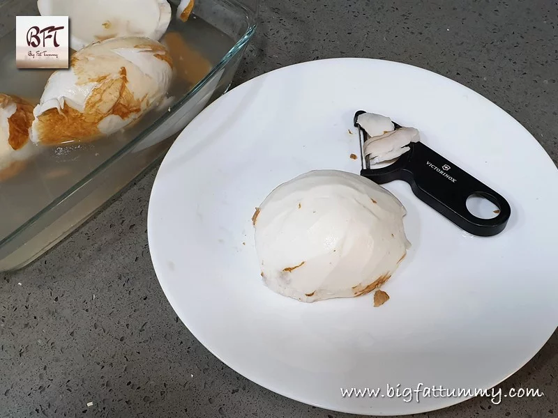 Preparation of Goan Gons / Tender Coconut Aranhas / Candied Tender Coconut