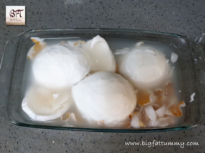 Preparation of Goan Gons / Tender Coconut Aranhas / Candied Tender Coconut