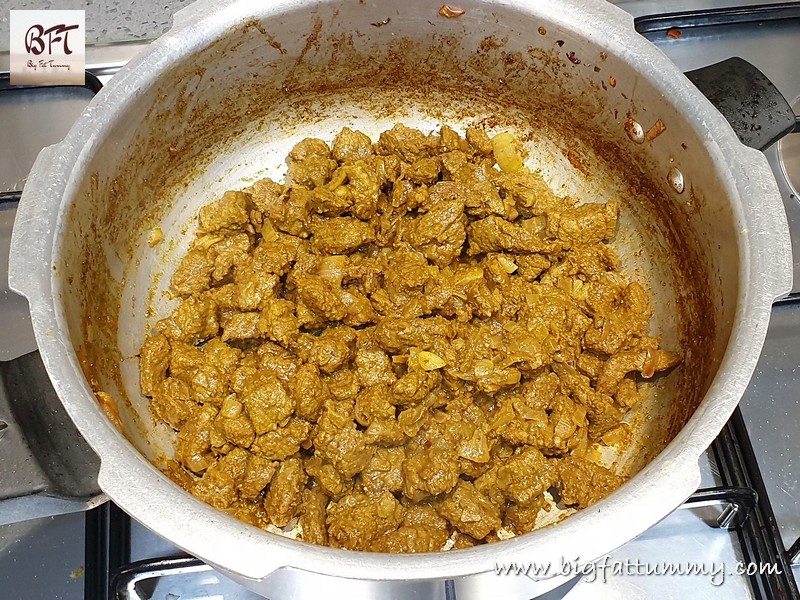 Preparation of Beef Sukka (without coconut)